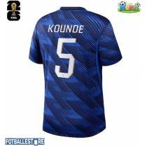 Frankrike Jules Kounde #5 Hjemmedrakt VM 2026 Kortermet